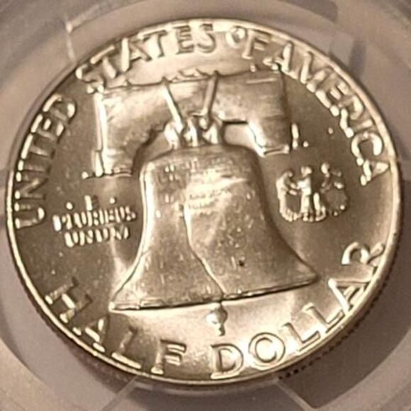 1955 Franklin Half Dollar MS64 PCGS GSH - Picture 4 of 4